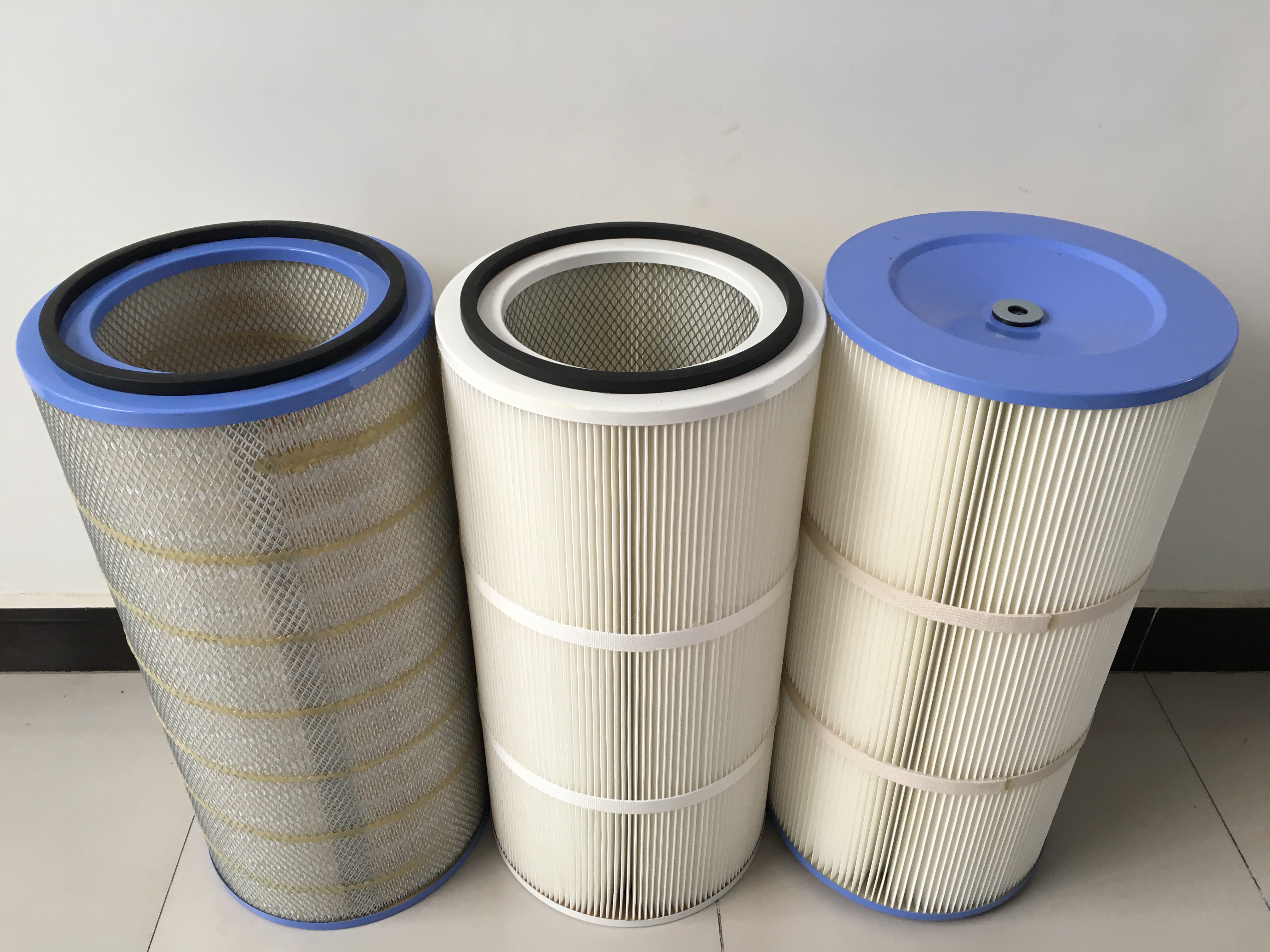 215mm Inner Diameter Polyester Fiber Industrial Air Dust Collector Filter Cartridge