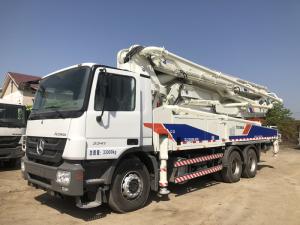 China Zoomlion 47M 5 Boom Used Concrete Pump Truck For Underground Construction wholesale
