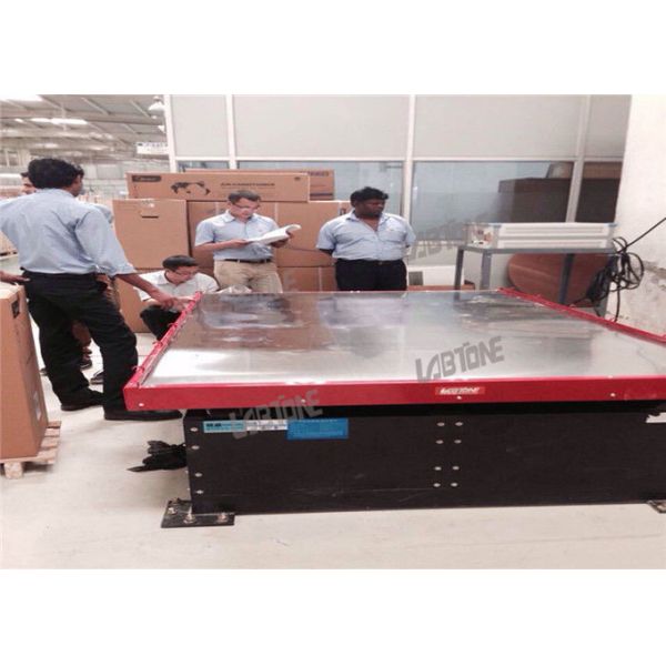 Mechanical Shaker Table for ISTA ISO and IEC Standards 2-5Hz Vibration Frequency 120 x 150 cm Table and 1.25 G Maximum Acceleration