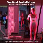 Rolling Red Light Therapy Lamp Stand Anti Aging R1500 R2000 R3000 R6500