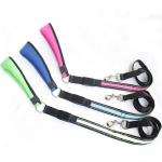 Night Safety LED Dog Leash , Reflective Dog Leash High Strength Sweat Absorption