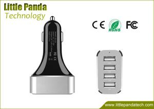 China Popular Design 4 Ports Car USB Charger Universal USB Car Charger for IOS and Andriod Devices wholesale