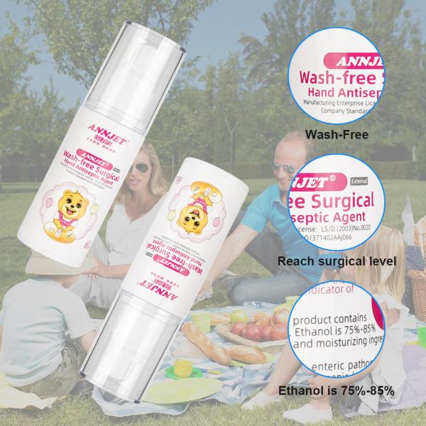 Custom Branded Hand Sanitizer Gel Water Free Convenient Quick Cleansing Quick