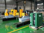 220V Industrial Pipe Cutting Machine 1000KG Weight USB File Transmission