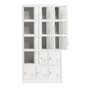 China Waterproof Lockable Safety 15 Door Handle Lock Metal Lockers wholesale