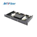 1U 19 Inch Fiber Optic Patch Panel 24 Port Fixed Type