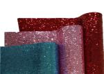 Chunky Leather Wallpaper Glitter Material Fabric PU Backing For Card Making