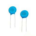 Blue Epoxy Ceramic Disc Capacitor Safety Y2 103M 250vac