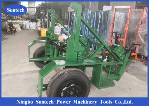 China 80KN Hydraulic Wire Reel Trailer For Underground Cable Installation wholesale