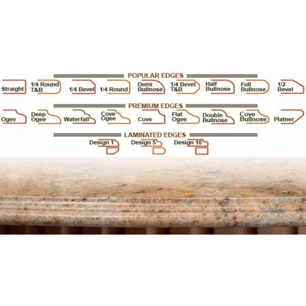 3000 * 1400mm Solid Surface Bath Countertops , Quartz Natural Stone Countertops