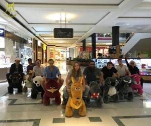 China Hansel happy ride toy animal scooter ride hot in shopping mall animal scooter ride battery animal jungle ride wholesale