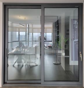 China Modern Interior Aluminum Sliding Glass Doors Soundproof Aluminium Sliding Balcony Doors on sale
