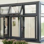 Powder Coated Surface Custom Aluminium Windows For Housing Series