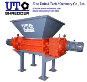 China plastic rope, plastic strip, packing belt, package belt shredder plastic crusher - high efficiency double shaft shredder wholesale