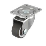 Rotating Wheel Furniture Fittings Threaded Type Stem Rubber Trolley Furniture