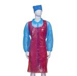 Disposable Kitchen Use PE Plastic Apron Waterproof Oil Proof Without Sleeves