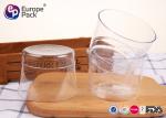 Clear Plastic Dessert Containers 250Ml Round Shape Disposable Dessert Cups