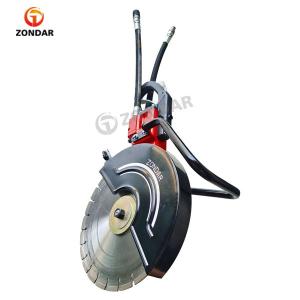 China powerful 130mm Hydraulic Concrete Cutting Saw Maximum Cutting Depth 5.5inch wholesale
