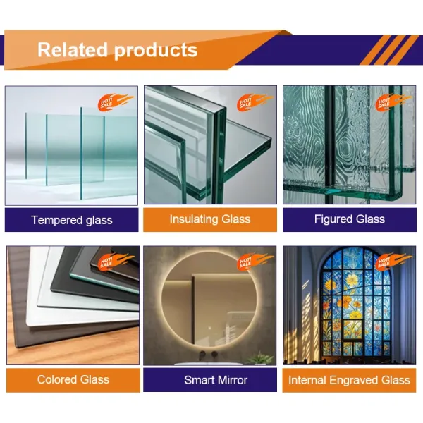12mm Gray Float Glass Sheet Hot Bending Ceiling Glass