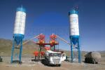HZS50 Stationary Concrete Batching Plant with PLD1600 Batching Machine