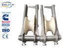 Alternative Conductor Stringing Blocks Aluminum Nylon Crossarm Mounted 1.6kg-3