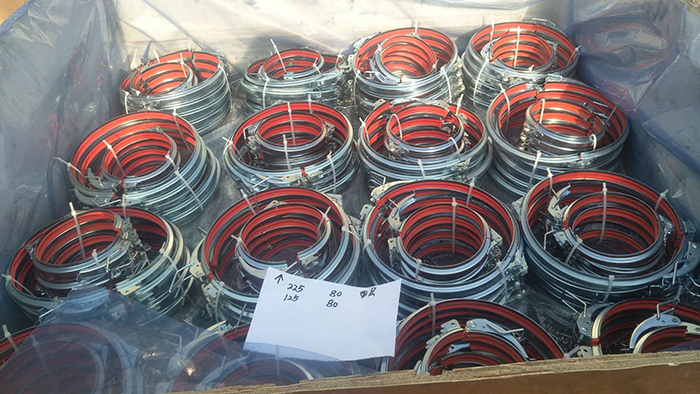Ventilation System Galvanized Quick Pull Ring With Adjustment Screw
