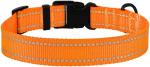 Reflective Soft Nylon Adjustable Dog Collars With Buckles 5 Sizes Optional