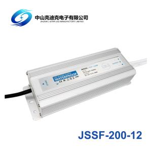 China 16.6A IP67 Waterproof LED Power Supply 12v 200w Constant Voltage LED Driver wholesale
