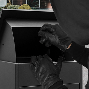 Sturdy Post Mount Parcel Box Drop Delivery for Easy Installation and Customized Color