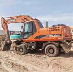 Original Used Doosan Dh210w-9 Wheeled Excavator 21 Ton In Shanghai