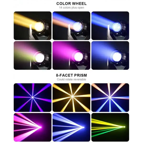 230w 7r Sharpy Beam Moving Head Dj Light With Rainbow Effect For Wedding Stage