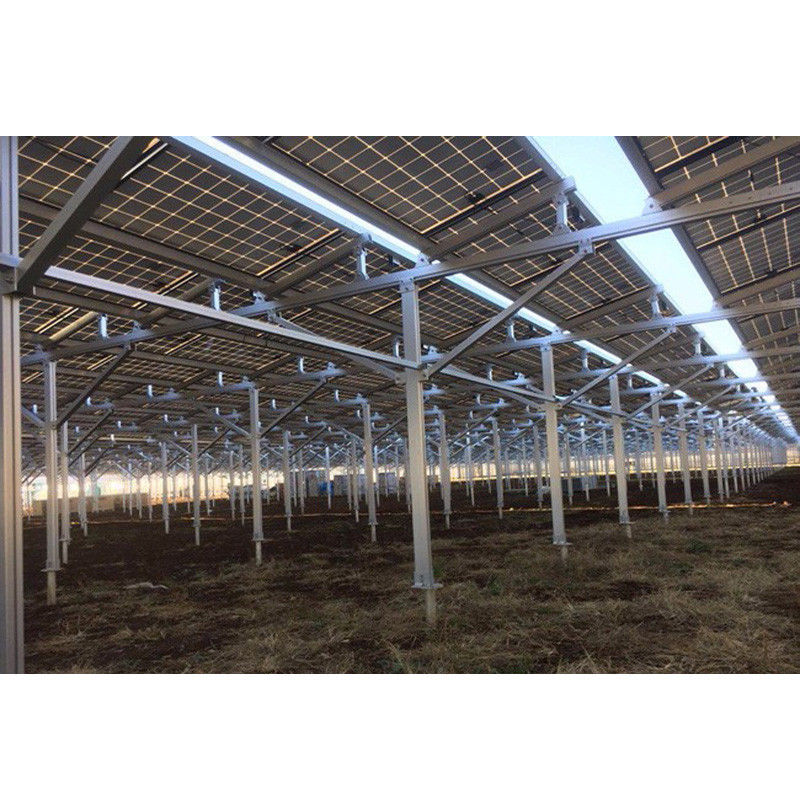 Q235B / Q345B Steel Solar Ground mounting system ground solar structure solar bracket