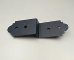 Post To Beam Support Heavy Duty Black Steel Z Bracket For Wood Shelves Fixing