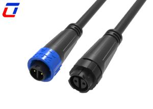China Waterproof 2 Pin Circular Quick Lock Wire Connector Male To Female 300V Rated wholesale