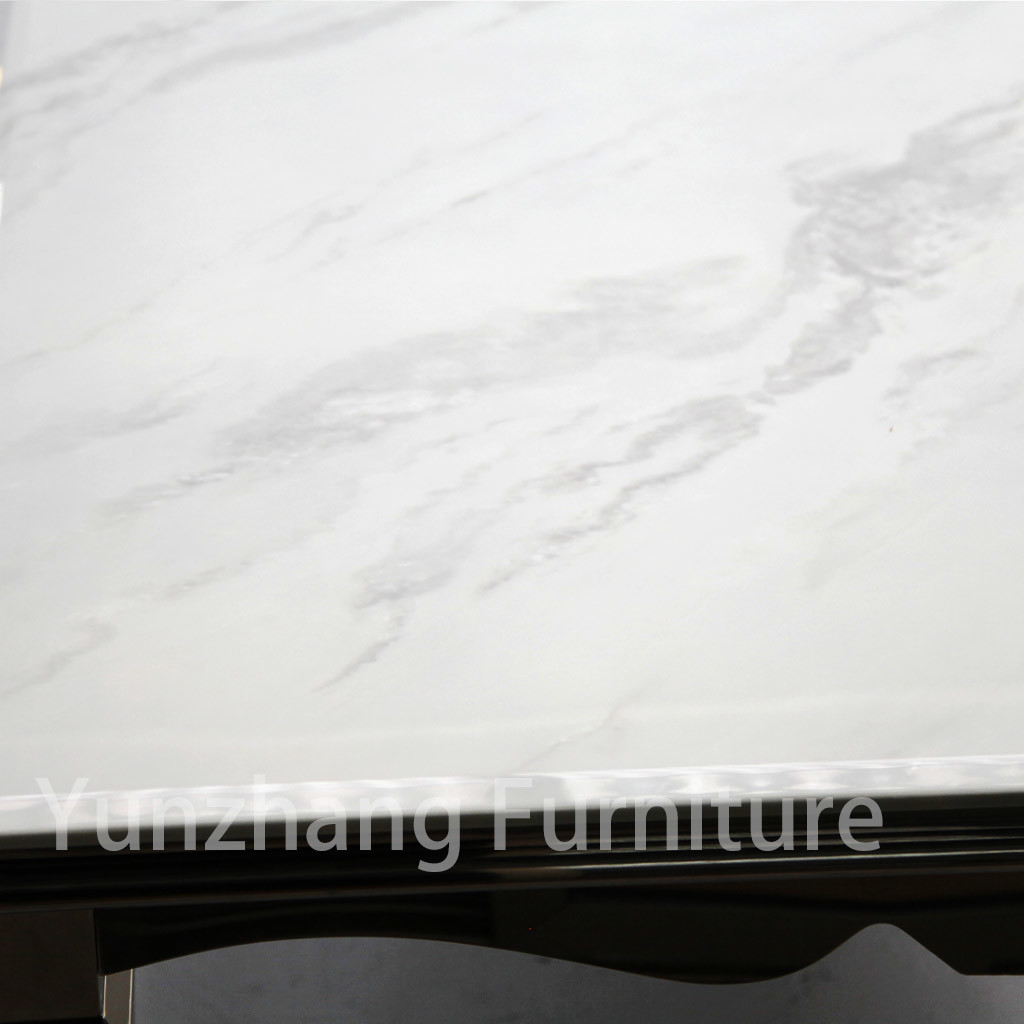 Marble / Glass Simple Design Dining Table Dining Room Set Furniture For Home / Hotel Use