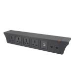 Office multifunctional under table install universal power socket with usb ports