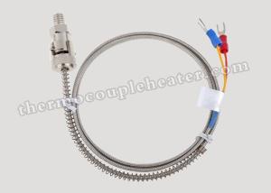 China 304SS Probe Adjustable Bayonet Type K Thermocouple For Plastic Industry wholesale
