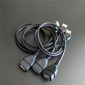 China Electronic USB Cable Assembly , Male To Female USB Extension Cable 15CM Custom wholesale