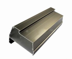 China Champagne Aluminium Alloy Profile For Solar Panel / Led Lamp wholesale