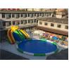 Buy cheap 0.55mm PVC Tarpaulin Inflatable Water Slide Park For Kids / Inflatable Water from wholesalers