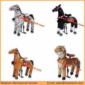 China Pony Cycle Toy Horse with Human Power, Ride on Horse, Ride on Plush Pony Toy for Sale wholesale