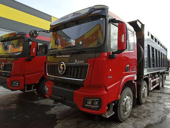 Shacman X3000 6X4 8X4 Dump Truck 351-450ph Exported To Romania