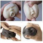 Stress Relief Squeezed Bean Vent Toy Soybean Keychain Phone Bag Stress Relieve