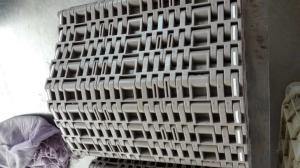 China Customized Food Grade Conveyor Belt Grey Plastic Chain Belt Assembly wholesale