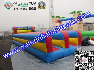 China Custom Inflatable Sport Games , Inflatable Bungee Run 10M x 3M wholesale