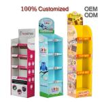 Offset Printing PMS Cardboard Shelf Display For Greeting Cards
