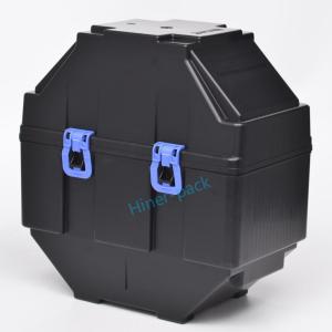China 12 Inch 300mm Black Flex Frame Wafer Storage Box Wafer Carrier Include Bottom Cover Snap Latch wholesale