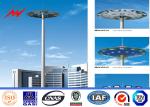 Q345 HDG 35M 48 Lamps Steel Square Light Poles 15 Years Warranty Time