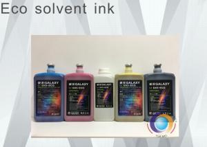 China Print head eco solvent ink 1000ml Galaxy inkjet dx4 dx5 dx7 for Mutoh Roland Mimaki Phaeton printer wholesale