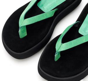 China Customized BSCI Womens Thick Sole Slippers EVA Shoes With Rubber Bottoms wholesale